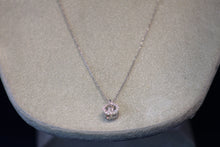 Load image into Gallery viewer, 14k White Gold Dancing Diamond Pendant
