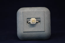 Load image into Gallery viewer, 14k White Gold Yellow Diamond Engagement Ring
