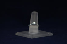 Load image into Gallery viewer, 14k White Gold Diamond Diamond Bezel Engagement Ring
