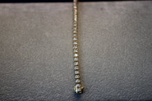Load image into Gallery viewer, 14k Yellow Gold Diamond Tennis Bracelet
