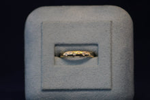Load image into Gallery viewer, 14k Yellow Gold Bezel Set Diamond Wedding Band
