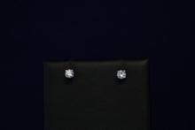 Load image into Gallery viewer, 14k White Gold Diamond Stud Earrings
