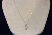 Load image into Gallery viewer, 14k White Gold Musical Note Pendant
