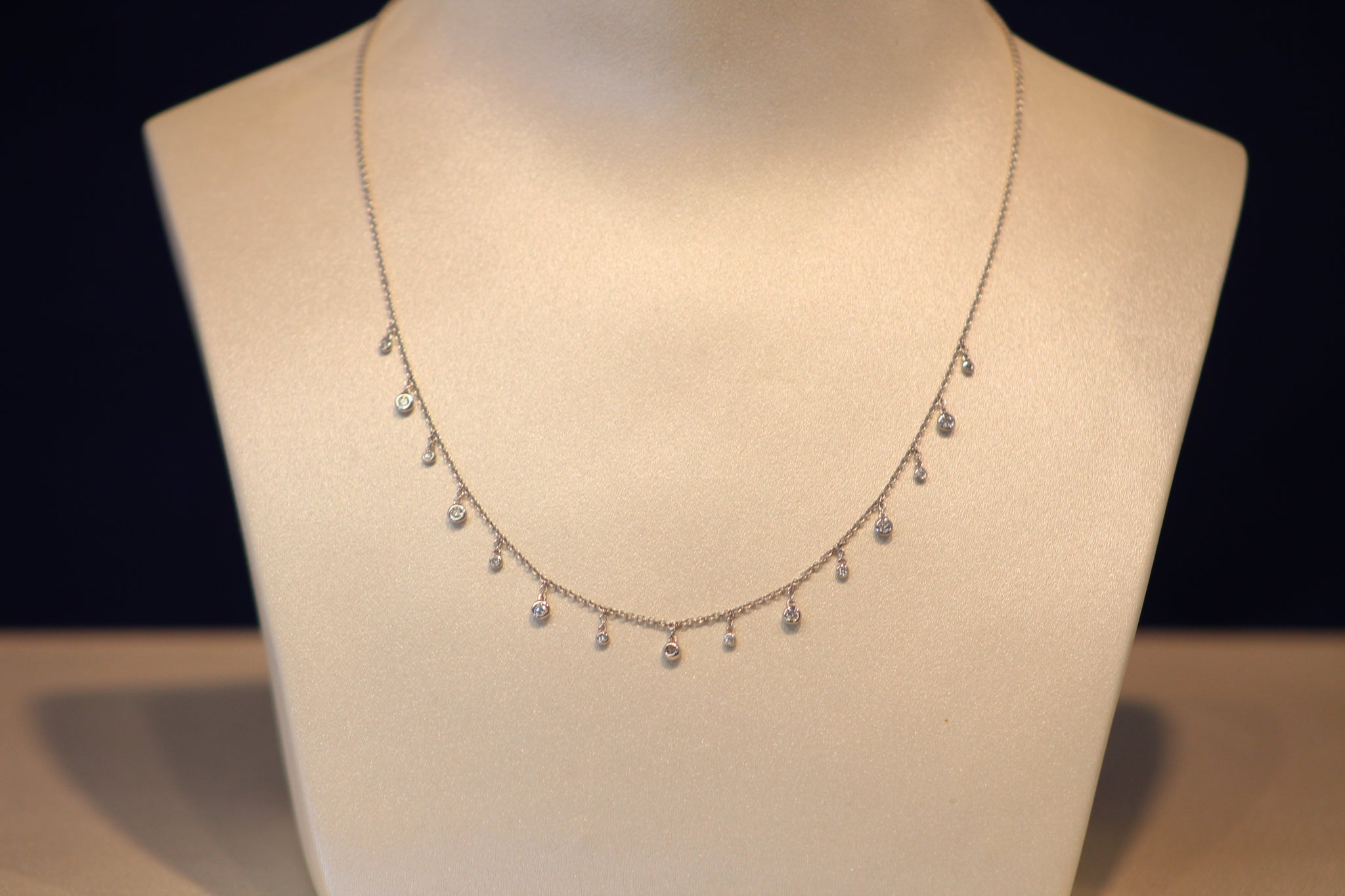 Gold Diamanté Cross Charm Choker Necklace | New Look