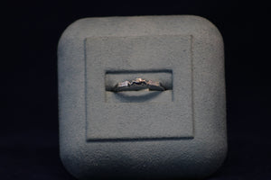 14k White Gold Diamond Baguette Ring