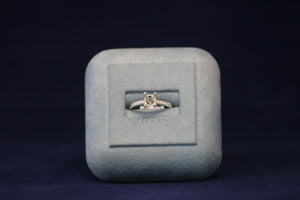 14k White Gold Diamond Remount Ring