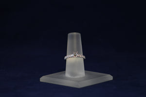 14k White Gold Diamond Engagement Ring Mounting