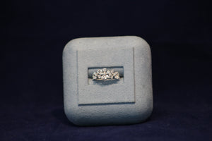 14k White Gold Diamond Florette Ring