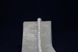 Seven Inch Strand of 6.5mm Saltwater Cultured Pearls with a 14k White Gold Clasp