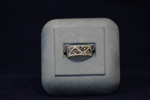 14k White Gold Diamond Fancy Ring