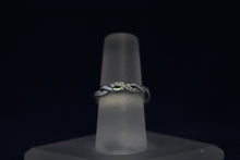 Load image into Gallery viewer, 14k White Gold Diamond Twist Band
