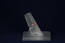 Load image into Gallery viewer, 14k White Gold Ruby and Diamond Ring
