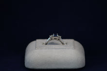 Load image into Gallery viewer, 14k White Gold Sapphire &amp; Diamond Ring
