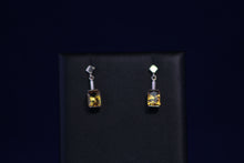 Load image into Gallery viewer, 14k Yellow Gold Citrine Earrings
