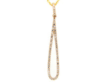 Load image into Gallery viewer, 14k Yellow Gold Diamond Tear Drop Shaped Pendant
