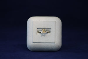 14k Yellow Gold Diamond Engagement Ring Remount