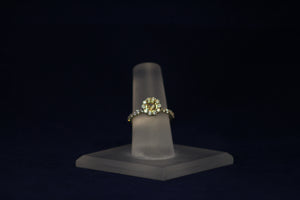 14k Yellow Gold Diamond Engagement Ring Remount