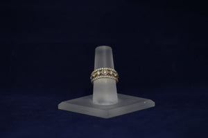 14k Yellow Gold Diamond Fancy Ring