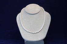 Load image into Gallery viewer, 18 Inch Strand of 6.5mm Freshwater Pearls with a 14k Yellow Gold Clasp
